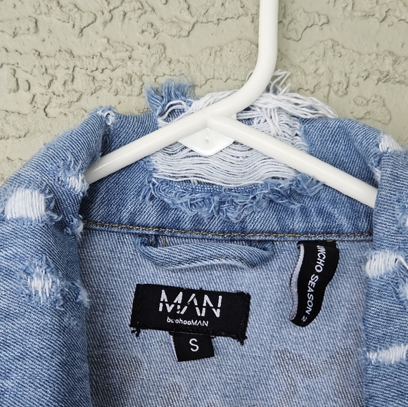 BOOhoo Man Men's Quavo Denim jacket - Picture 5 of 9